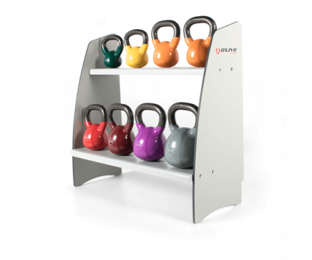 O'LIVE KETTLEBELL COMPACT RACK, 10 uts
