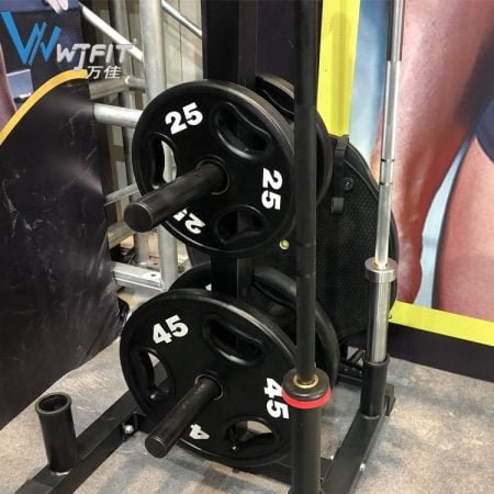 حامل طارات وبارات اوليمبية  Olympic bar&Plate Rack - Image 5